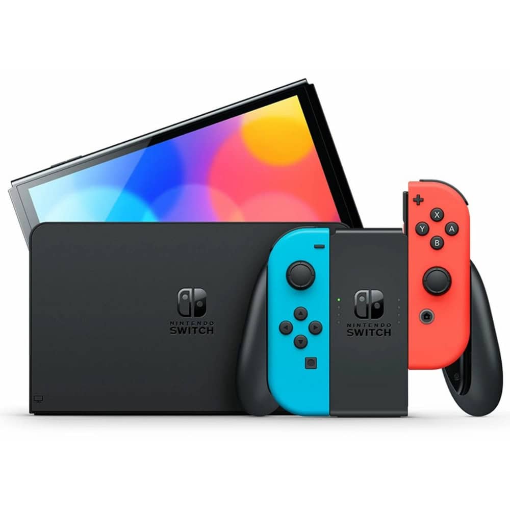 Конзола Nintendo Switch OLED - Neon Red & Neon Blue