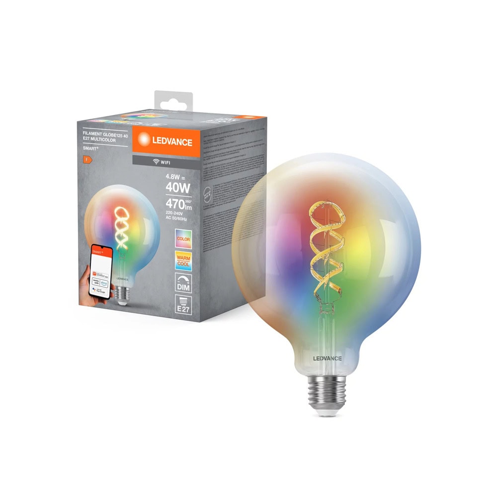 Смарт крушка Ledvance Filament Globe 40 Multicolour
