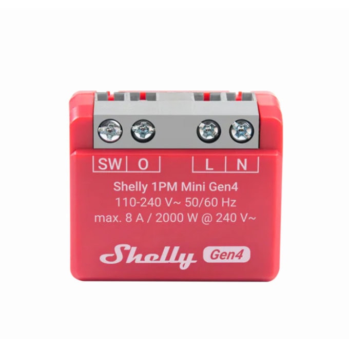 WiFi реле Shelly 1PM Mini Gen4