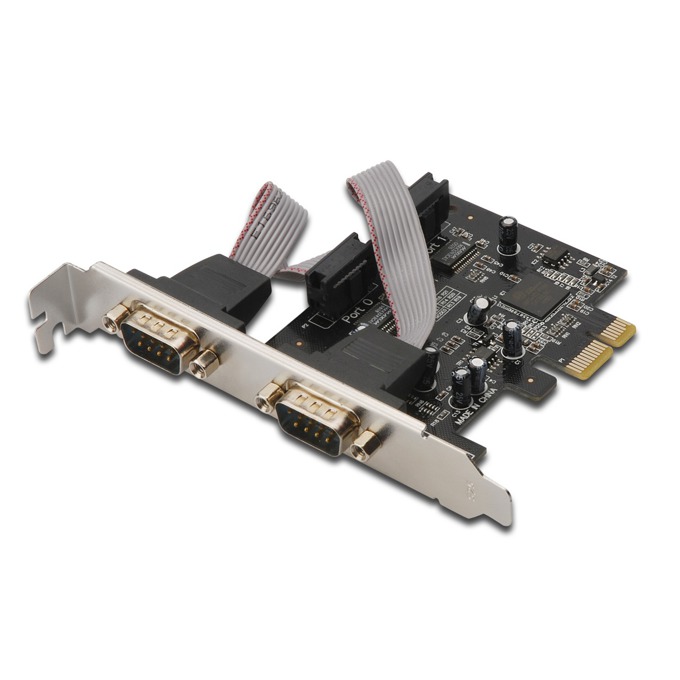Контролер ASSMANN DS-30000-1 от PCI-E x1 към 2x RS232