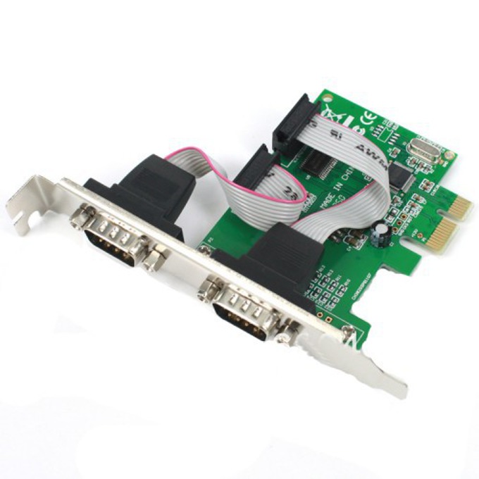 PCI-Е към 2x Serial RS232 (17555)