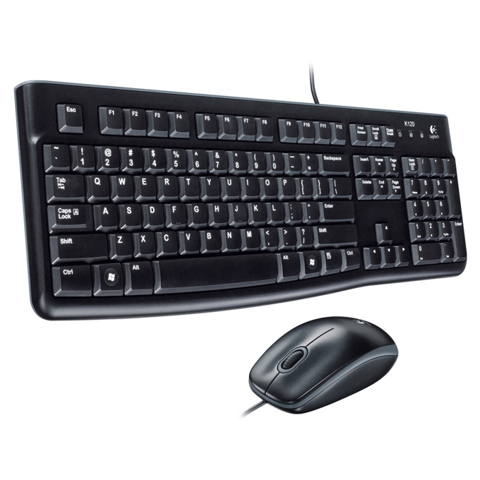 Комплект клавиатура и мишка Logitech Desktop MK120