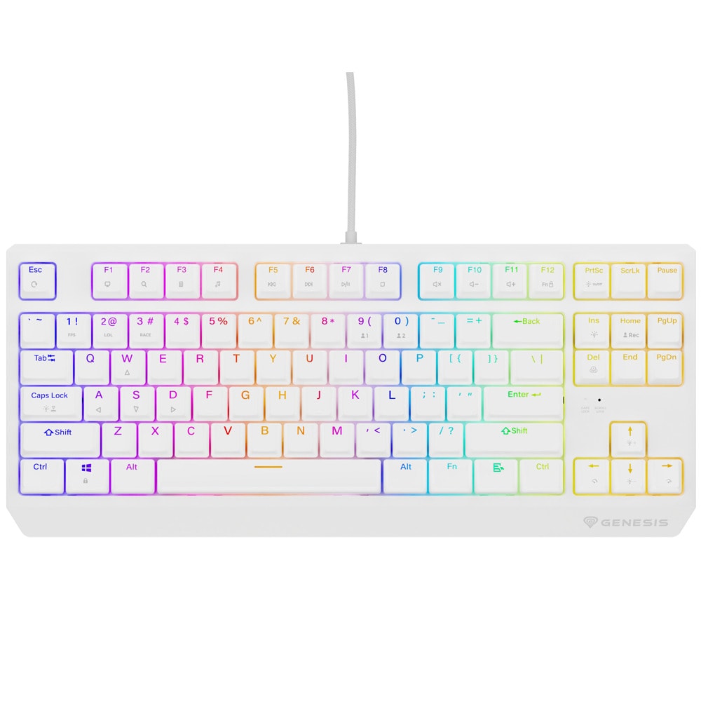 Клавиатура Genesis Thor 230 TKL White (NKG-2078)