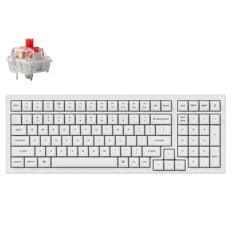 Клавиатура Keychron K4 Pro White (K4P-P1)