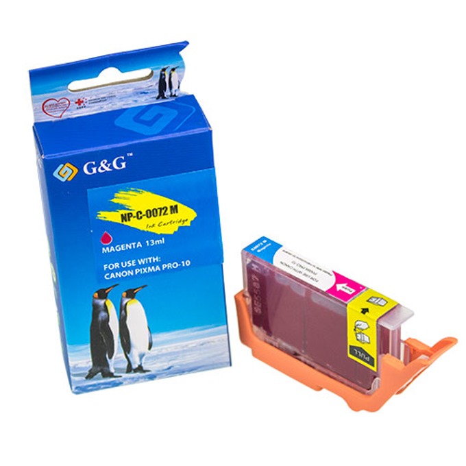 Касета за CANON PIXMA PRO-10 - Magenta - PGI-72M - 6405B001 - P№ NP-C-0072M/C(PG) - G&G - Неоригинален Заб.: 13ml