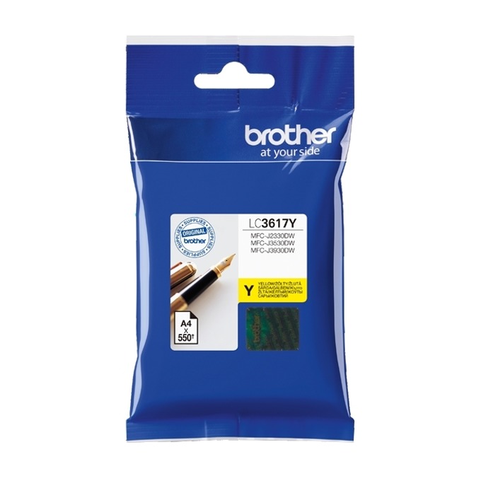 Касета за BROTHER MFC-J2330DW/J3530DW/J3930DW - Yellow - P№ LC-3617Y - заб.: 550k