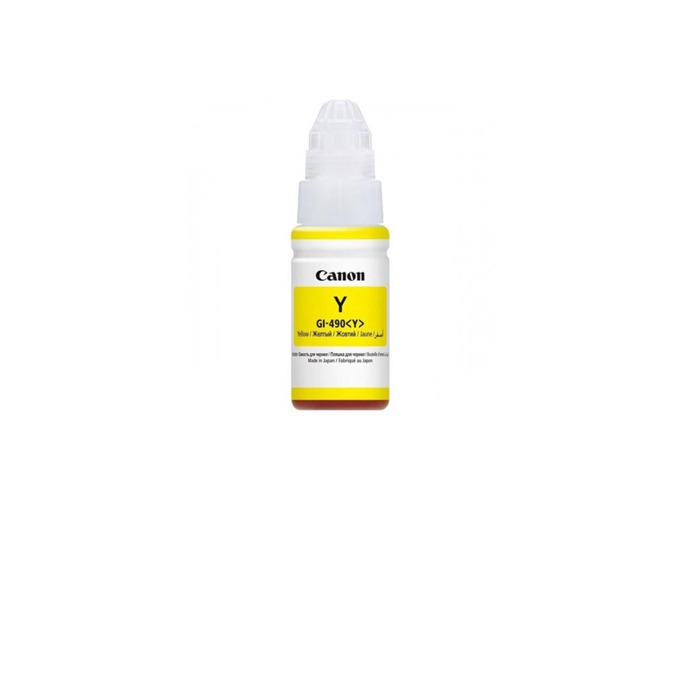 Мастило CANON PIXMA G1400/G2400/G3400 - Yellow 70ml - GI-490Y - Заб.: 7000p