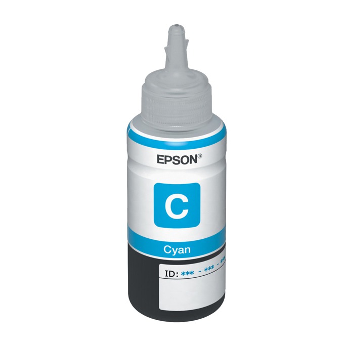 Мастило EPSON L110/L210/L300/L355//L550 - Cyan ink bottle 70ml - №C13T66424A - Заб.: 6500p