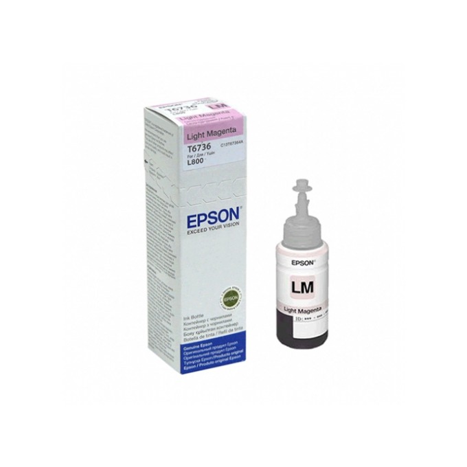 Мастило EPSON L800/L810/L850/L1800 Light Magenta ink bottle 70ml - №C13T67364A - Заб.: 1800p