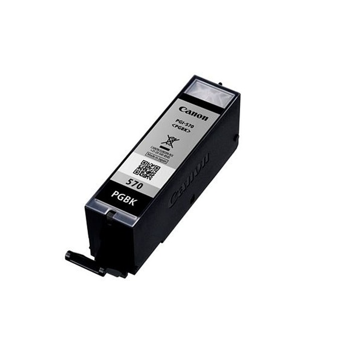 Касета за CANON PIXMA MG-Series 5700/5750/5751/5752/5753/6800/6850/6851/6852/6853/7700/7750/7751/7752/7753/ TS-Serie 5055/6052/5050/5051/5052/6050/6051/8050/8051/8052/8053/9050/9051/9052/9055 - Black - PGI-570 PGBK - P№ 0372C001 - Заб.: 300p/15ml