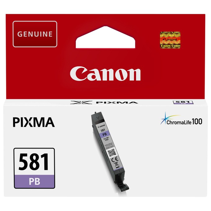 Касета за Canon PIXMA TS9155/TS9150/TS8150/TS8151/TS8152 - CLI-581 - Photo Blue - 5.6ml