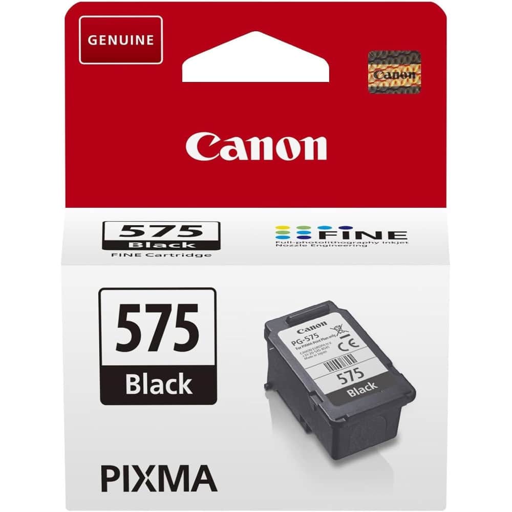 Касета за Canon PIXMA TS3550i/TS3551i/TR4750i/TR4751i/TR4755i/TR4756i/TS3750i/TS3751i/TS3752i - Black - 5438C001AA - Canon PG-575 - Оригинална