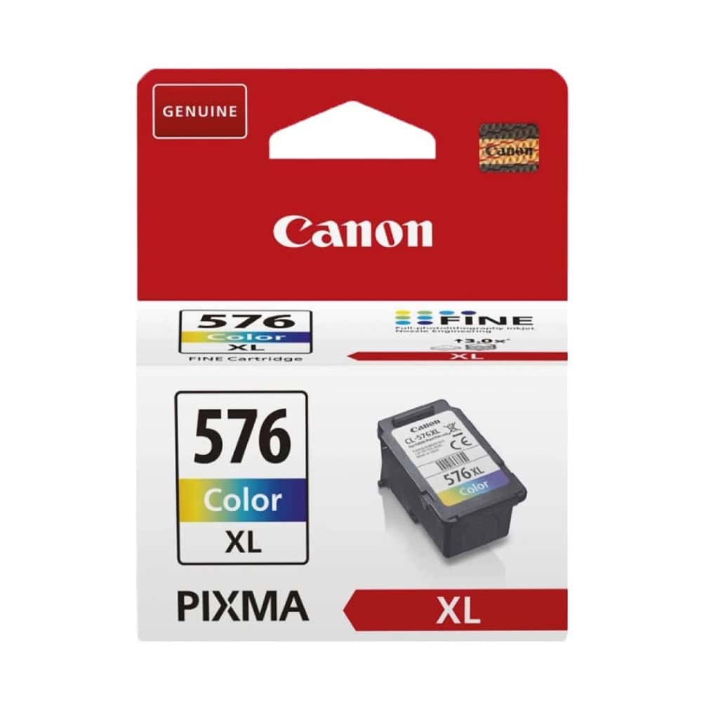 Касета за Canon PIXMA TS3550i/TS3551i/TR4750i/TR4751i/TR4755i/TR4756i/TS3750i/TS3751i/TS3752i - C/M/Y - 5441C001AA - Canon CL-576XL - Оригинална