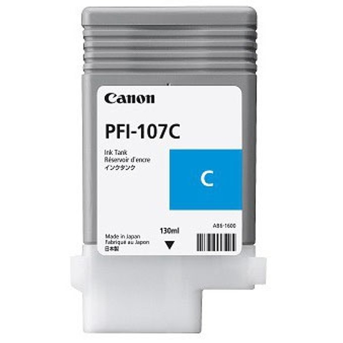 Касета за Canon iPF680/685/780/785 - PFI-107 - Cyan - 130ml