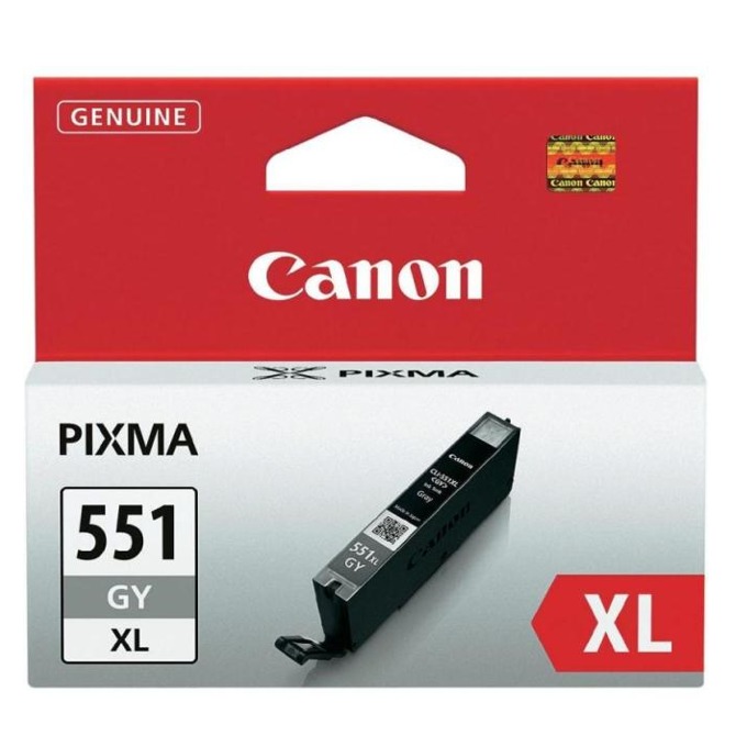 Касета за Canon PIXMA iP7250/MG5450/MG6350 - CLI-551Gr-XL - Grey - заб: 3 300k