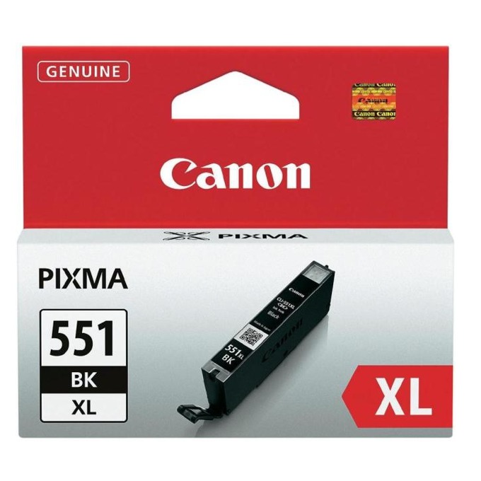Касета за Canon PIXMA iP7250/MG5450/MG6350 - CLI-551BK-XL - Black - заб: 4 400k