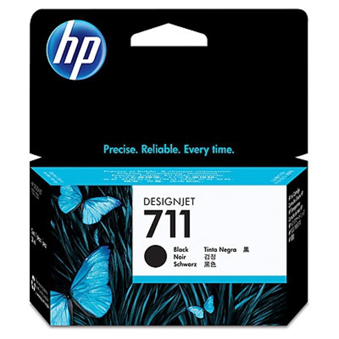 Касета HEWLETT PACKARD Designjet T120 / T520 ePrinter series - Black - (711) - P№ CZ129A - Заб.: 38ml