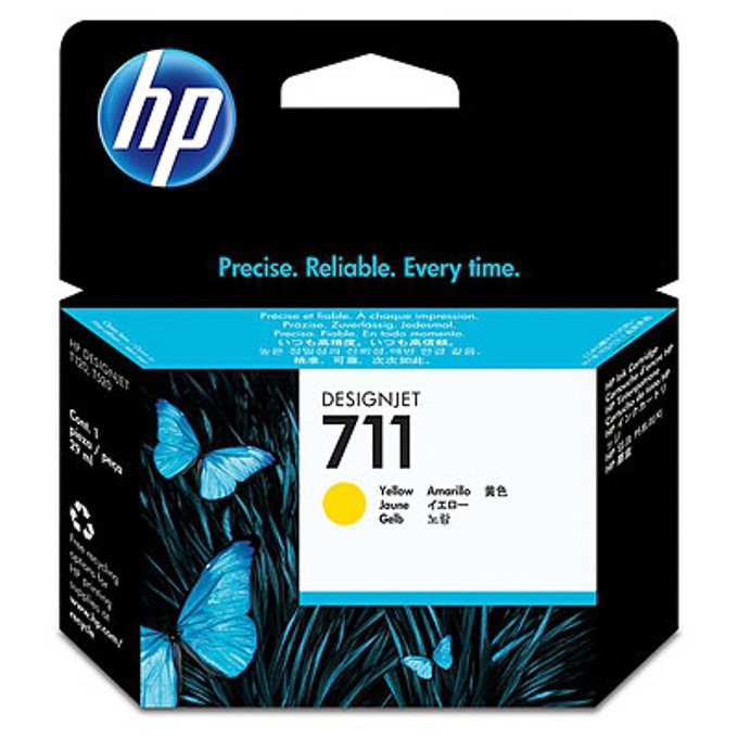 Касета за HP Designjet T120 / T520 ePrinter series - Yellow - (711) - P№ CZ132A - Заб.: 29ml