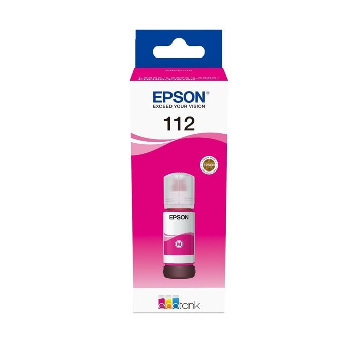 Мастило за Epson EcoTank L6550/L6570/L11160/L15150/L15160/M15140 - 112 EcoTank Pigment - Magenta - P№ C13T06C34A - 70ml