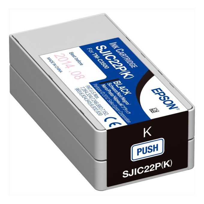 Касета за Epson Colorworks C3500 - Black - P№ C33S020601 - Заб.: 32.6 ml