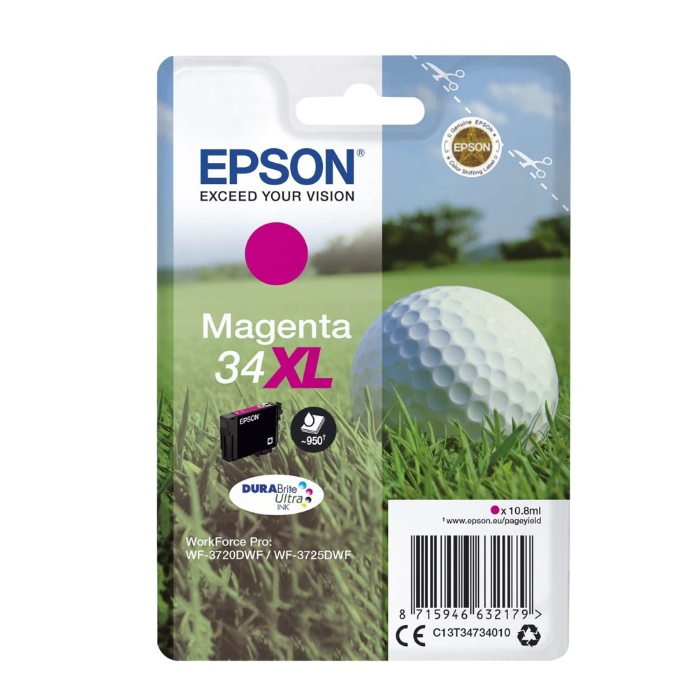 Касета EPSON FORCE PRO Magenta 10.8ml T34734010