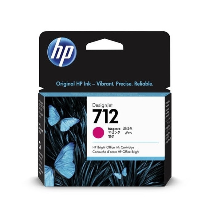 Касета за HP DesignJet T230/T250/T630/T650 24-in T630/T650 36-in - Magenta - 3ED68A - HP 712 - Оригинална