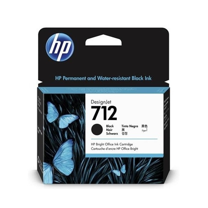 Касета за HP DesignJet T230/T250/T630/T650 24-in T630/T650 36-in - Black - 3ED70A - HP 712 - Оригинална