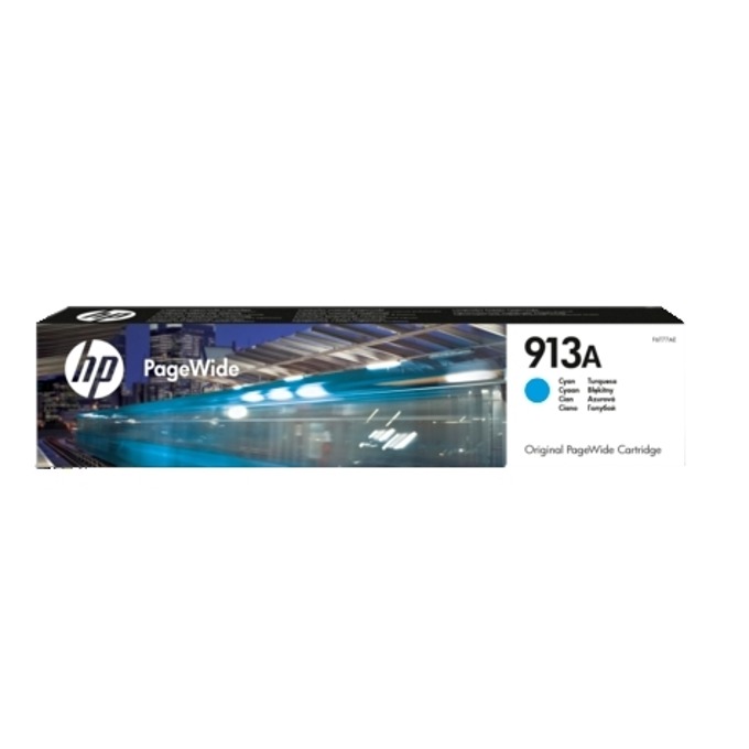 Касета за HP PageWide 352/377/Pro 452/477/P57750/P55250 - Cyan - 913A - P№ F6T77AE - заб.: 3000 брой копия