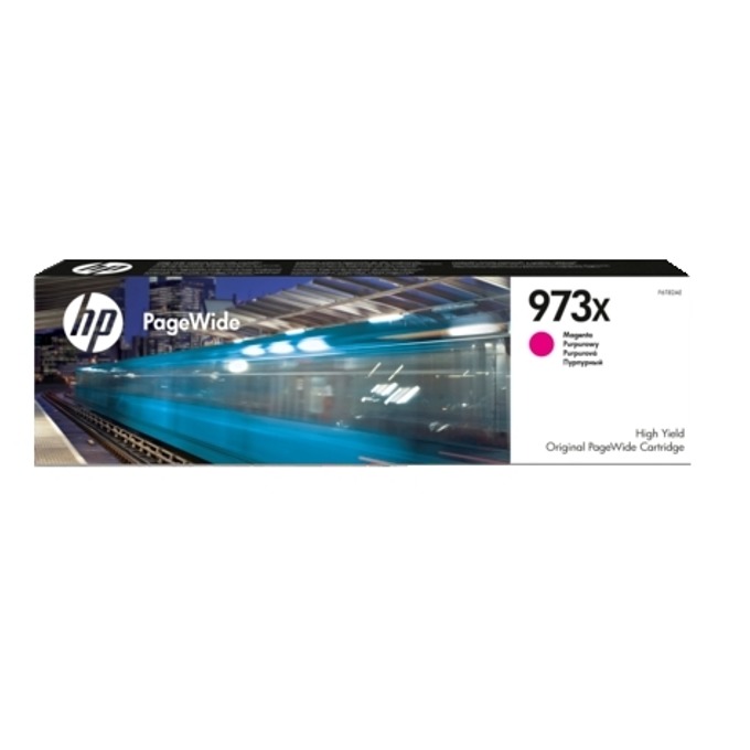 Касета за HP PageWide Pro 452/477/P57750/P55250 - Magenta - 973X - P№ F6T82AE - заб.: 7 000 брой копия