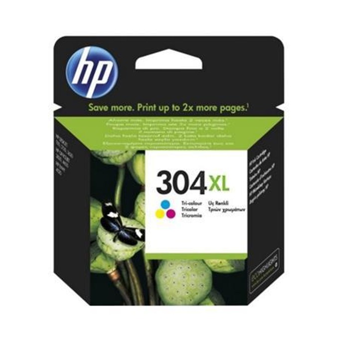 Касета за HEWLETT PACKARD DeskJet 3720/2620/2630 All-in-One Printers - Color - P№ N9K07AE - /304XL/ - Заб.: 300p/7ml брой копия/капацитет