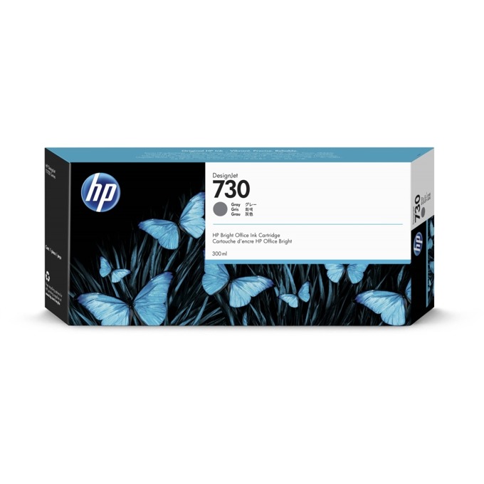 Мастило за HP DesignJet T1700 - P2V72A - Gray - 300ml