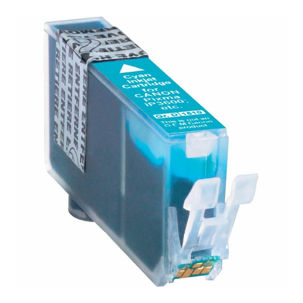 Касета за Canon Pixma IP3600/IP4600/IP4700/MP540/MP550/MP560/MP620/MP630/MP640/MP980/MP990/MX860/MX870 - Cyan - CLI-521C - HCLI-521C - Неоригинален