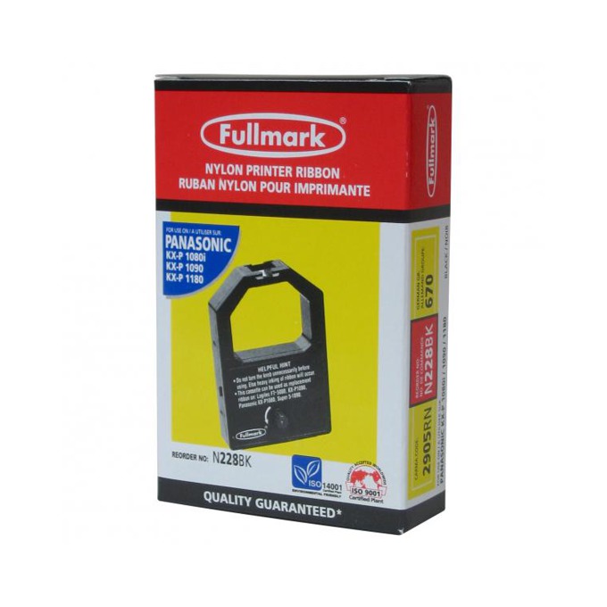 Лента за матричен принтер PANASONIC KX-P 145/110/145/1090/1000/1030/1080/1081/1082/1083/1090/1092/1121/1123/1124/1125/1150/KX-P110/112/113/115/120/145/1000/1031/1080 - P№ f n904bk 2906 - Fullmark Неоригинален