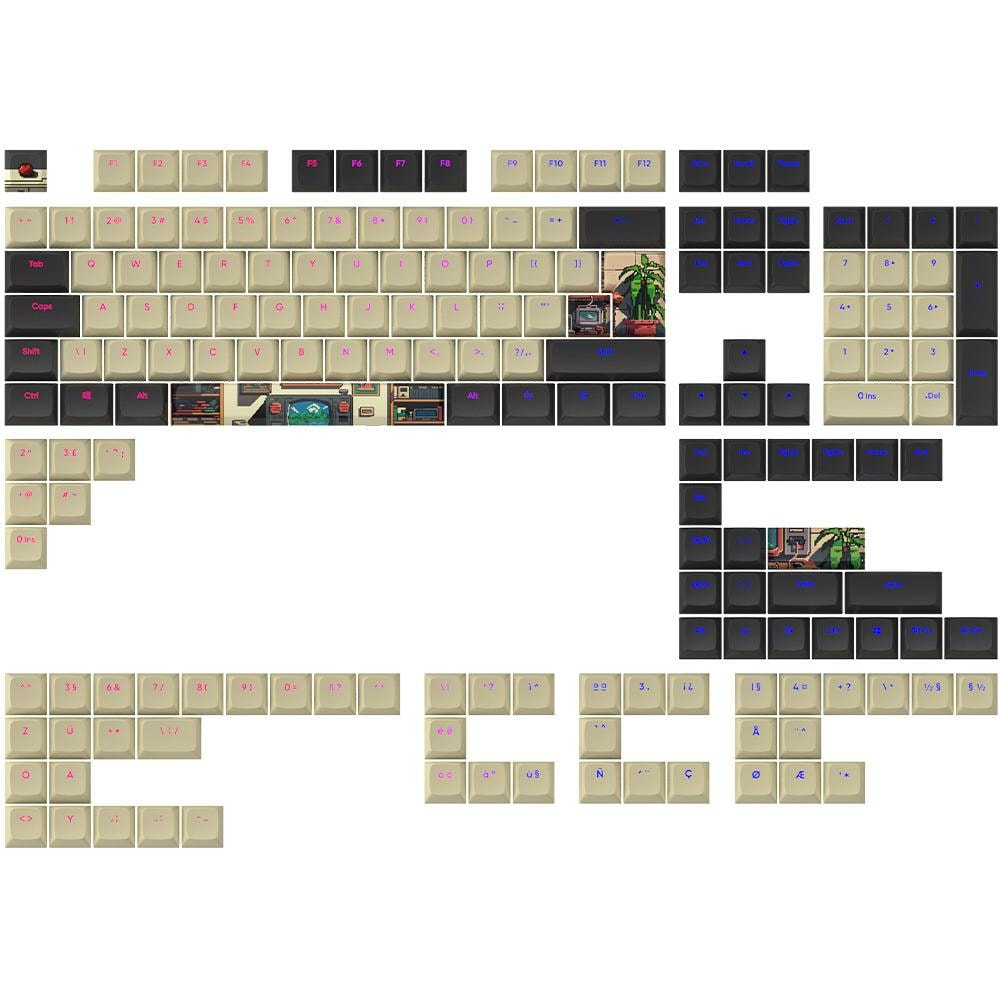 Капачки за механична клавиатура Dark Project Arcade PBT
