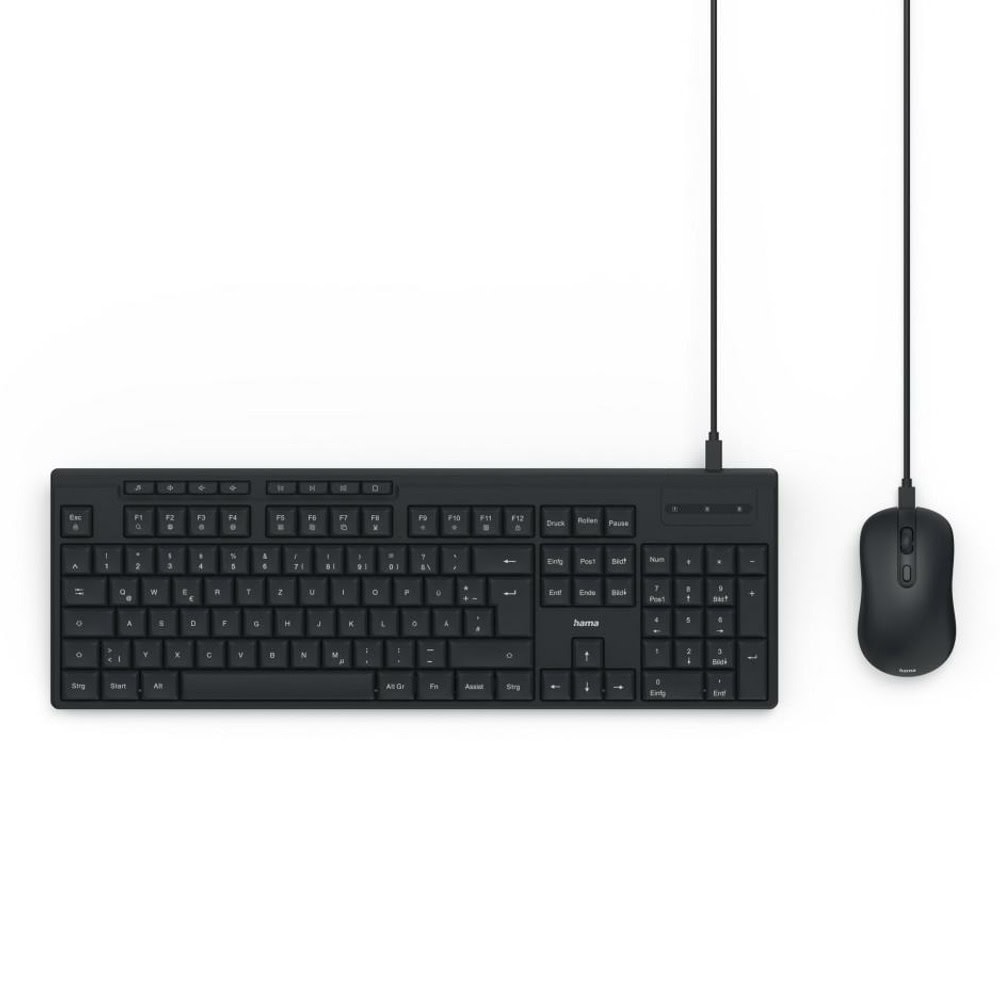 Комплект клавиатура и мишка Hama CKM-200