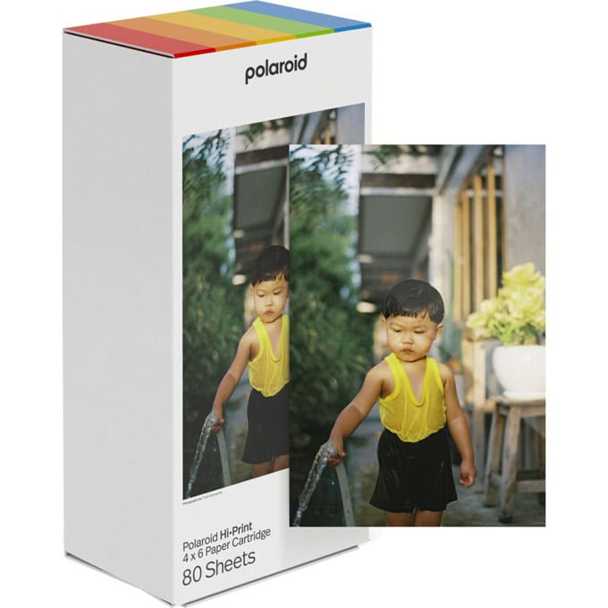 Фотохартия Polaroid Hi Print 4x6 Paper Cartridge - 80 Sheets