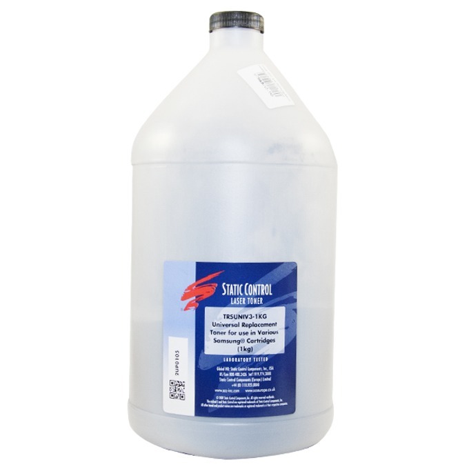 Тонер бутилка за SAMSUNG - Универсален тонер - P№ TRSUNIV3-1KG - Static Control - Неоригинален Заб.: 1 kg