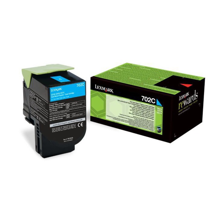 Касета за LEXMARK CS310dn/CS310n/CS410dn/CS410dtn/CS410n/CS510de/CS510dte - Cyan - P№ 70C20C0 - Заб.: 1000p
