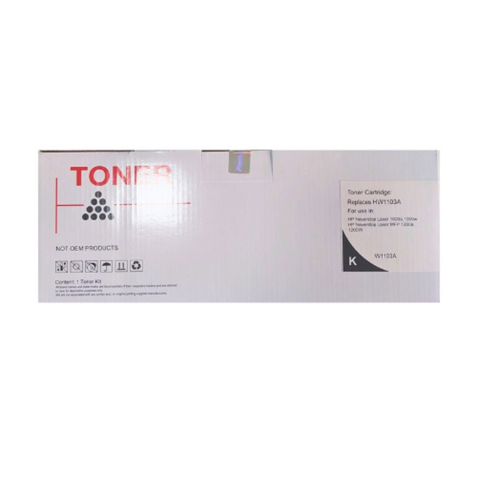 Тонер касета за HP Neverstop Laser 1000/1001/MFP 1200/1202 - Black - DT-HW1103A - 7D TONER - Неоригинална