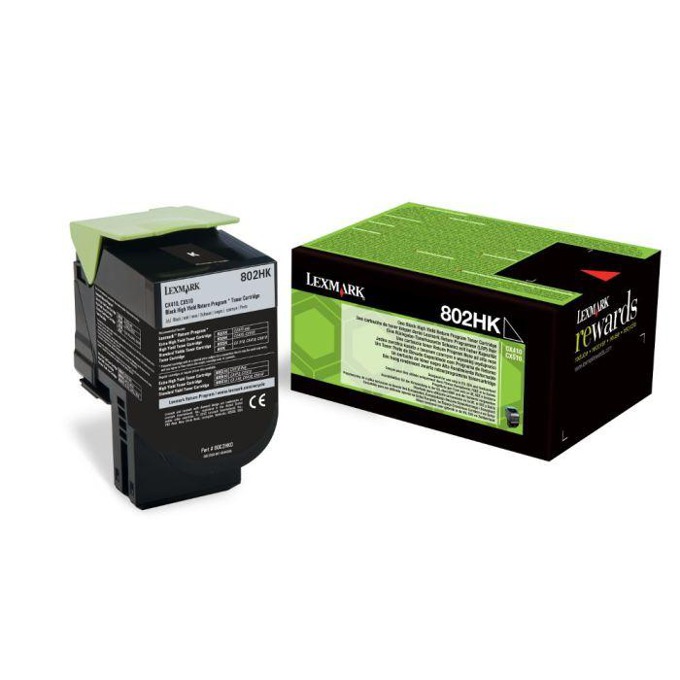Касета за LEXMARK CX410de / CX410dte / CX410e / CX510de / CX510dhe / CX510dthe - Black - P№ 80C2HK0 - Заб.:4000k