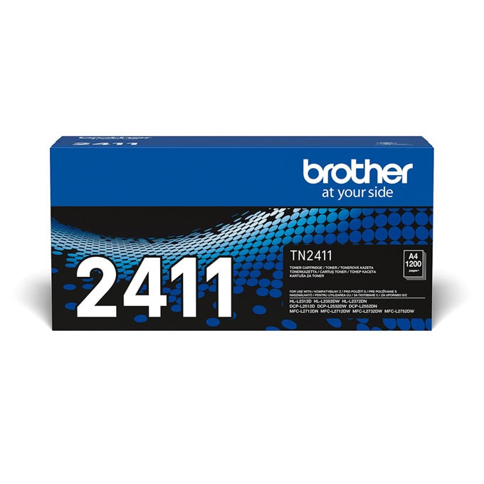 Тонер касета за Brother DCP-L2512D/DCP-L2532DW/DCP-L2552DN/HL-L2312D/HL-L2352DW/HL-L2372DN/MFC-L2712DN/MFC-L2712DW/MFC-L2732DW - Black - P№ TN-2411 - заб.:1 200 брой копия