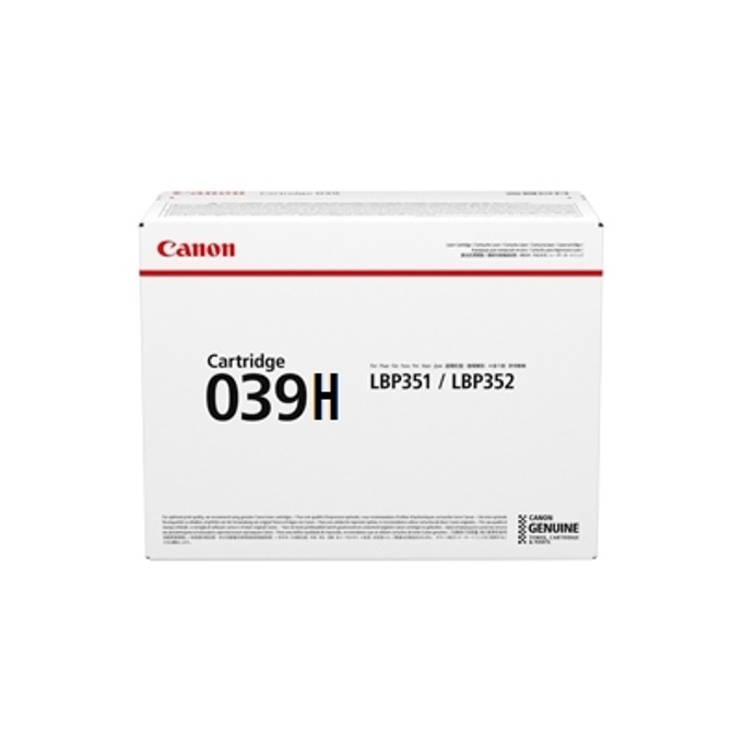 Касета за Canon LBP352x/LBP351x - Cartridge Black - 0288C001AA - CRG-039H - заб.: 25 000k