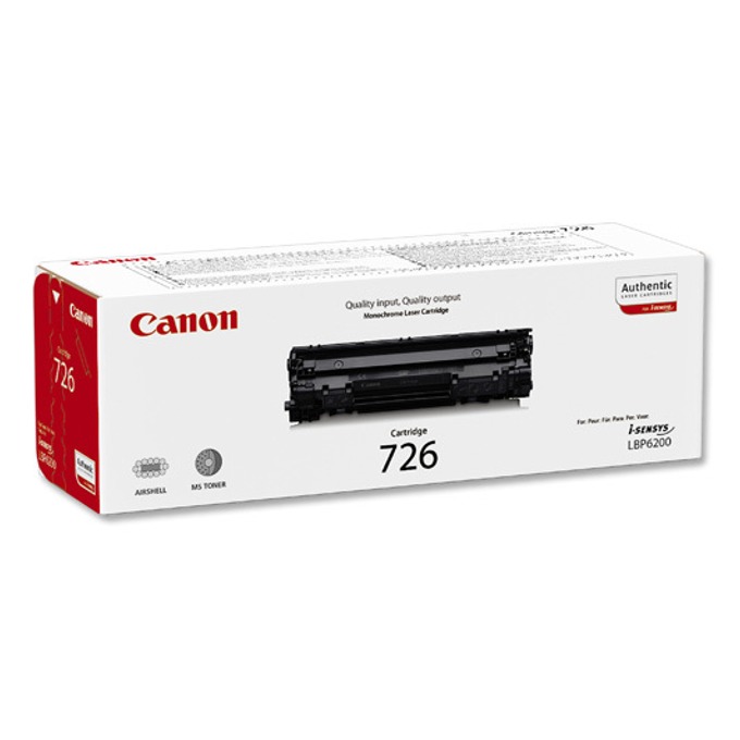 Тонер касета за Canon LBP6200D/LBP6230DW - Black - P№: 3483B002AA - CRG-726 - заб.: 2100 к