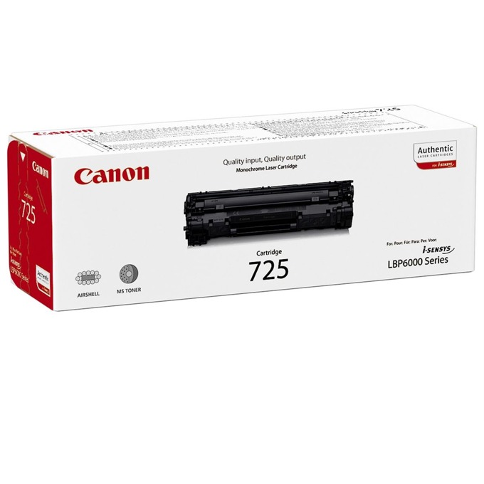 Касета за Canon LBP6000/LBP6020/LBP6030/MF3010 - CRG-725 - Black - P№ 3484B002 - 1 600k