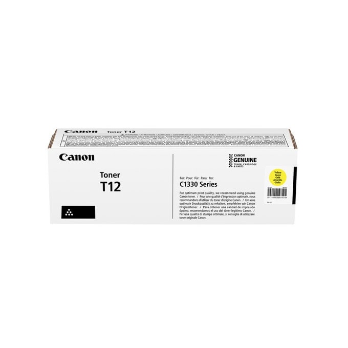Тонер касета за Canon C1330 Series - Yellow - 5095C006AA - Canon T12 - Оригинална