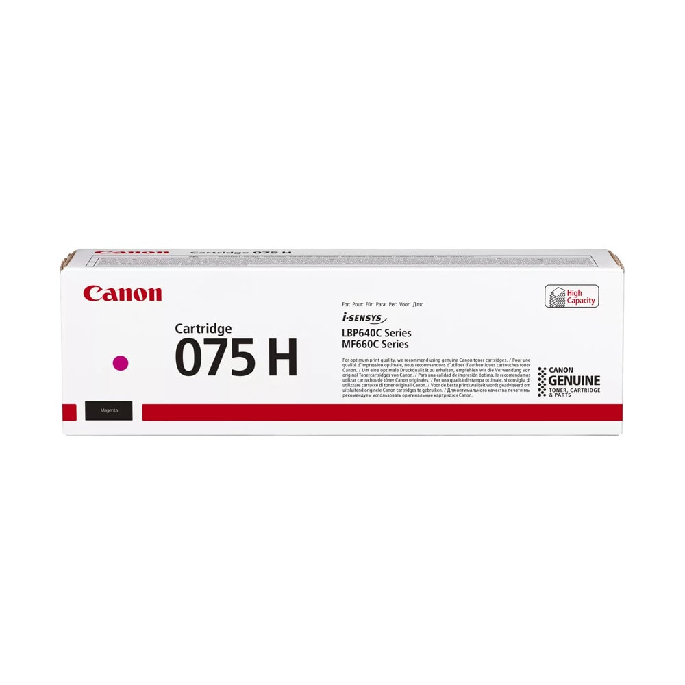 Тонер касета за Canon i-SENSYS MF664Cdw/MF667Cdw/LBP646Cdw/LBP647Cdw - Magenta - 6367C002 - Canon 075 H High yield - Оригинална