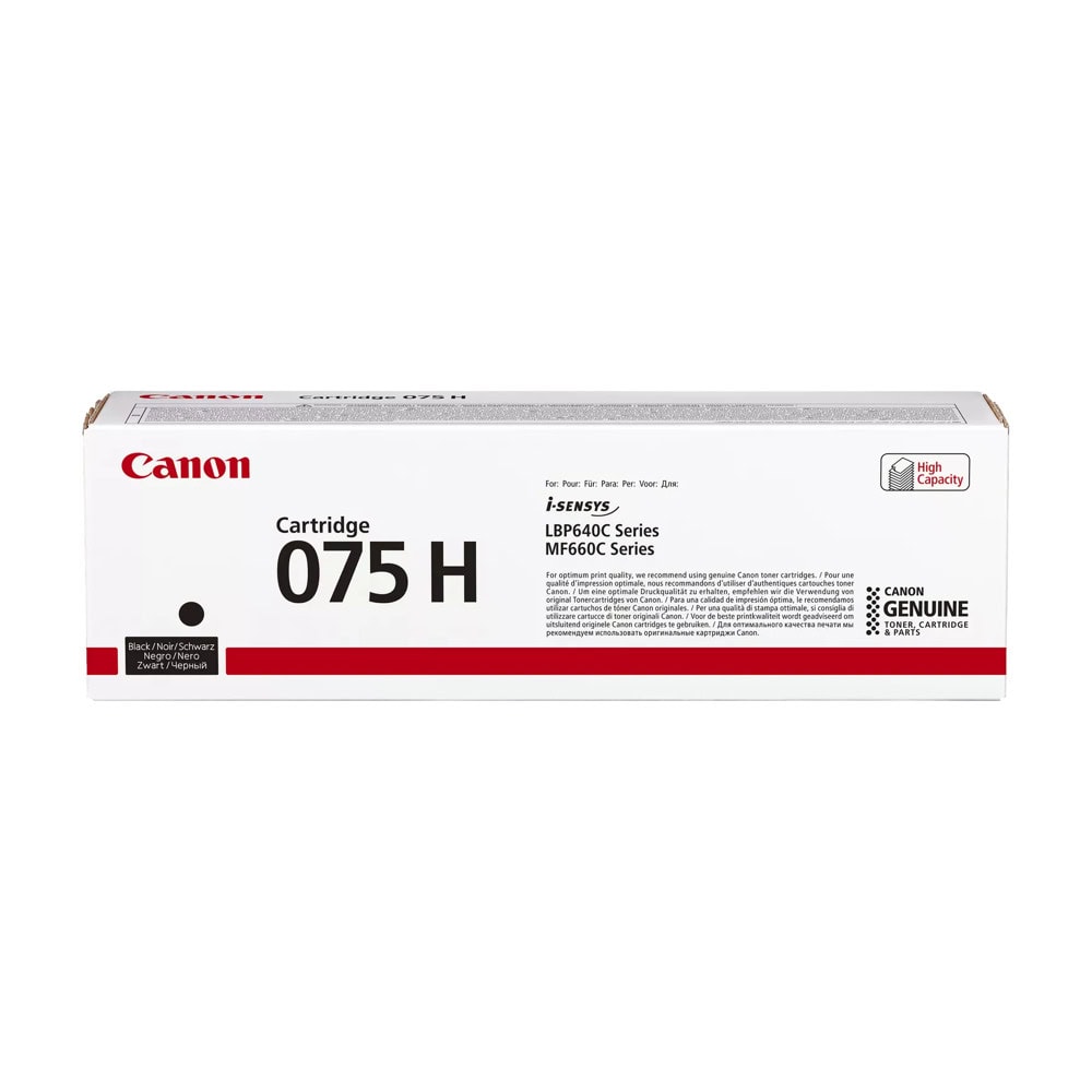 Тонер касета за Canon i-SENSYS MF664Cdw/MF667Cdw/LBP646Cdw/LBP647Cdw - Black - 6369C002 - Canon 075 H High yield - Оригинална