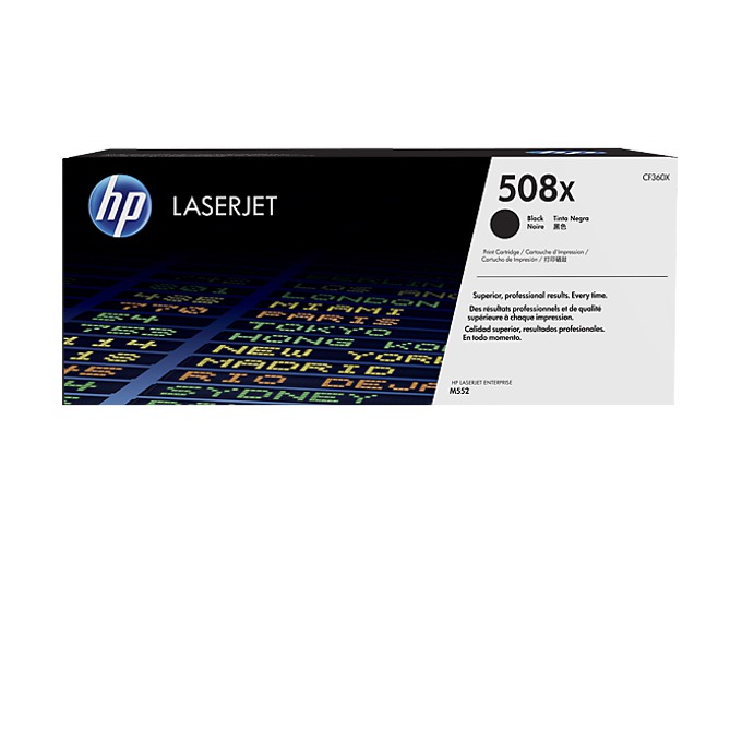 Касета за HP Color LaserJet Enterprise M553 - High Yield Black - № CF360X - заб.: 12500 брой копия