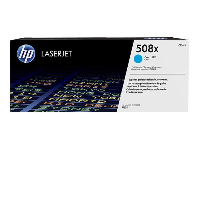 Касета за HP Color LaserJet Enterprise M553 - High Yield Cyan - № CF361X - заб.: 9500k