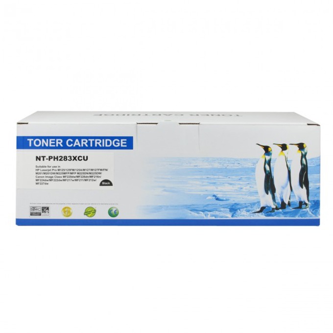 Универсална касета за HP Laserjet Pro M125/М127/M201/M225 & Canon Image Class MF229dw/MF226dn/MF216n/MF224dw/MF222dw/MF217w/MF211/MF212w/MF227dw - Black - CF283X/CF283A/CRG-737 P№ NT-PH283XCU - G&G - Неоригинален Заб.: 2200k